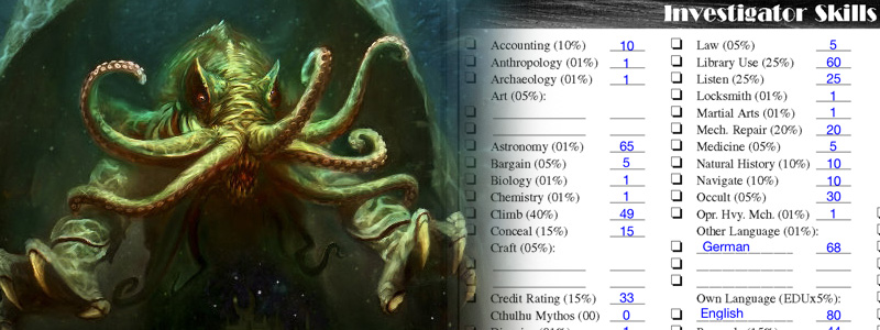 TiSB 102 Call of Cthulhu